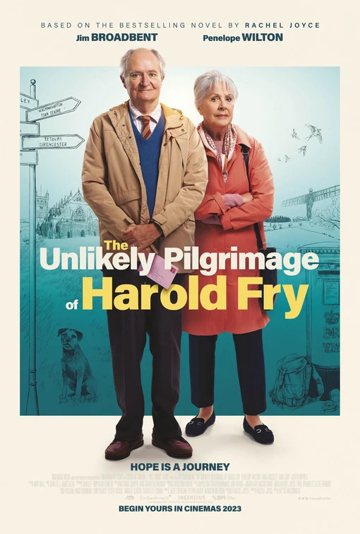 The Unlikely Pilgrimage of Harold Fry 2023 film poster